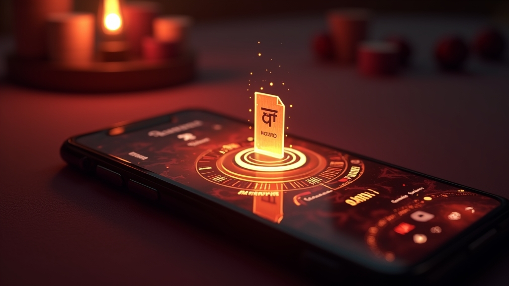 Un teléfono Android mostrando la instalación de un APK de Royal Joker